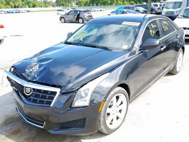 1G6AA5RA0D0151990 - 2013 CADILLAC ATS BLACK photo 2