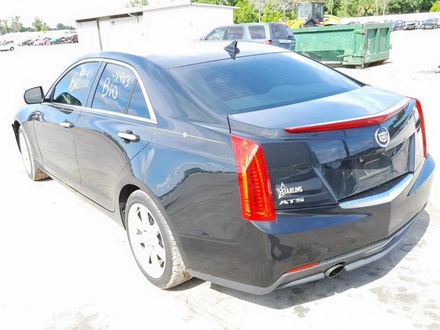 1G6AA5RA0D0151990 - 2013 CADILLAC ATS BLACK photo 3