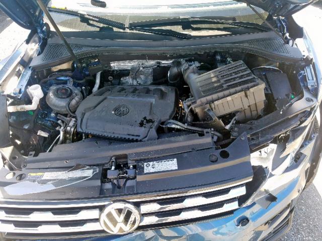 3VV2B7AX7JM124371 - 2018 VOLKSWAGEN TIGUAN SE BLUE photo 7