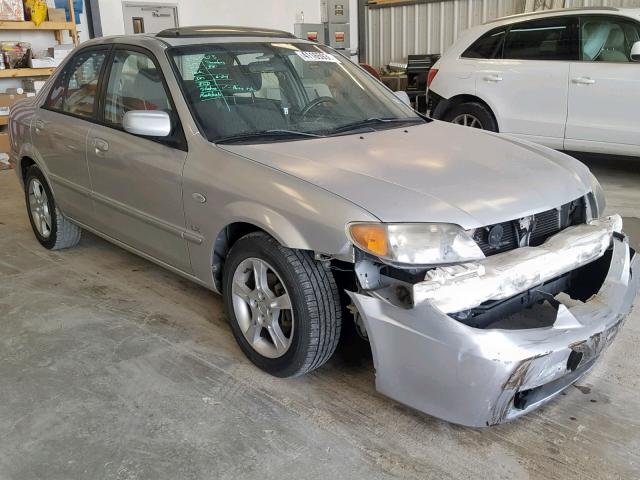 JM1BJ225130214526 - 2003 MAZDA PROTEGE DX SILVER photo 1