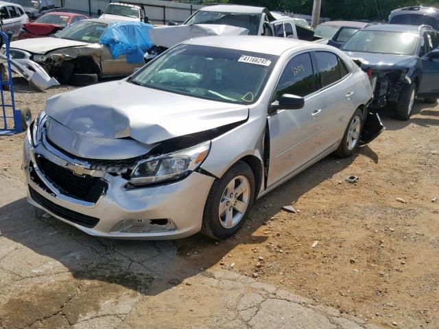 1G11B5SL8FF136961 - 2015 CHEVROLET MALIBU LS SILVER photo 2