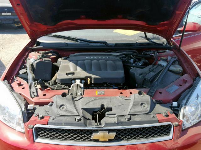 2G1WC5E3XD1163968 - 2013 CHEVROLET IMPALA LTZ RED photo 7