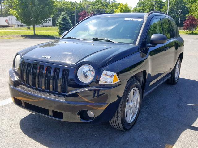 1J8FF47W97D168094 - 2007 JEEP COMPASS BLACK photo 2