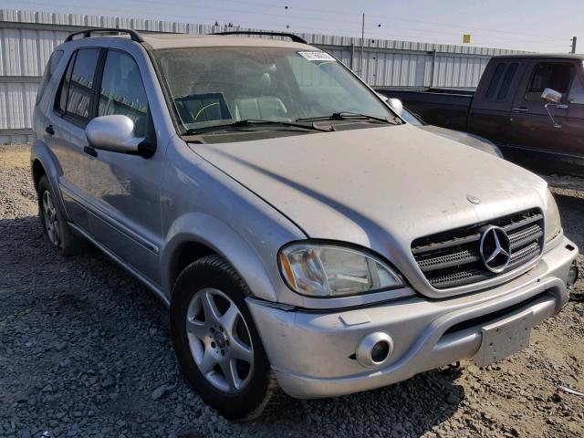 4JGAB72EX1A250370 - 2001 MERCEDES-BENZ ML 430 SILVER photo 1