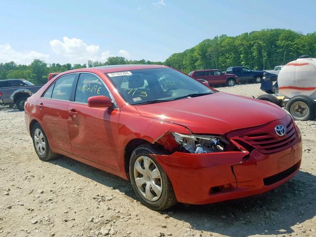 4T1BE46K47U185873 - 2007 TOYOTA CAMRY NEW RED photo 1