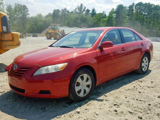 4T1BE46K47U185873 - 2007 TOYOTA CAMRY NEW RED photo 2