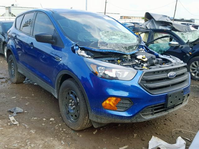 1FMCU0F78KUB53285 - 2019 FORD ESCAPE S BLUE photo 1