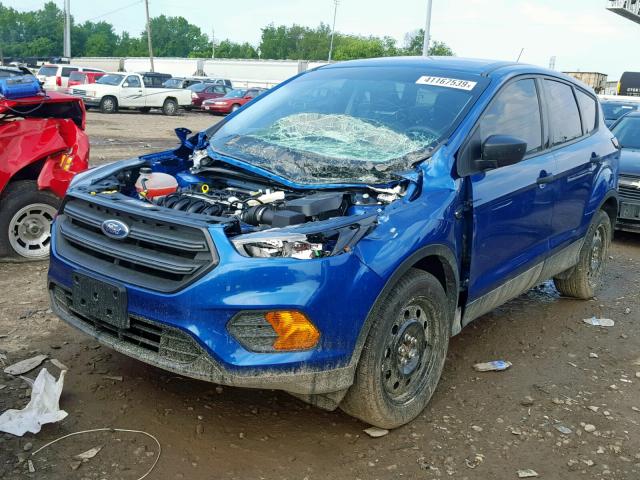 1FMCU0F78KUB53285 - 2019 FORD ESCAPE S BLUE photo 2