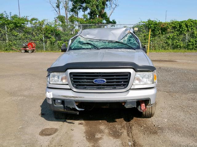 1FTYR44E57PA70004 - 2007 FORD RANGER SUP SILVER photo 10