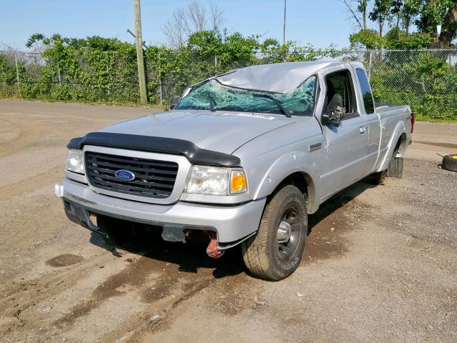 1FTYR44E57PA70004 - 2007 FORD RANGER SUP SILVER photo 2