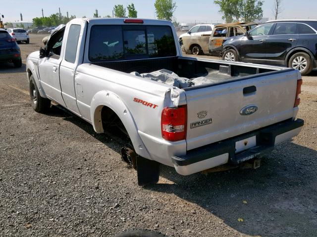 1FTYR44E57PA70004 - 2007 FORD RANGER SUP SILVER photo 3