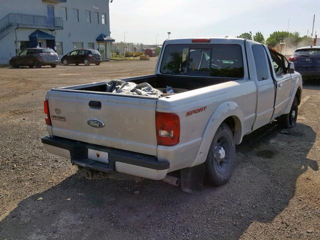 1FTYR44E57PA70004 - 2007 FORD RANGER SUP SILVER photo 4