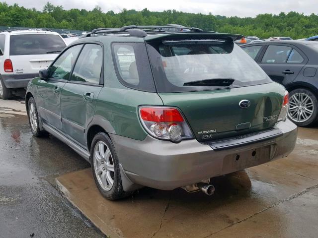 JF1GG68666H807581 - 2006 SUBARU IMPREZA OU GREEN photo 3