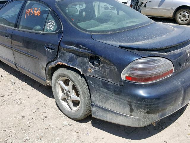 1G2WP52K13F146656 - 2003 PONTIAC GRAND PRIX BLUE photo 9