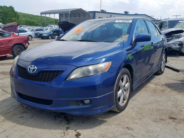 4T1BK46K67U019055 - 2007 TOYOTA CAMRY NEW BLUE photo 2