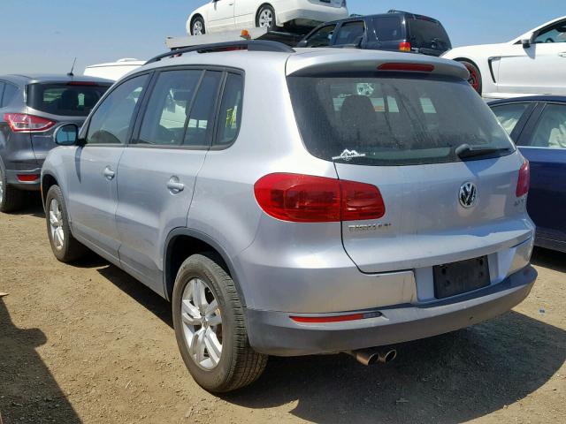 WVGAV7AX5FW567008 - 2015 VOLKSWAGEN TIGUAN S SILVER photo 3