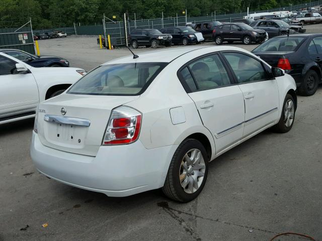 3N1AB6AP8AL675664 - 2010 NISSAN SENTRA 2.0 WHITE photo 4