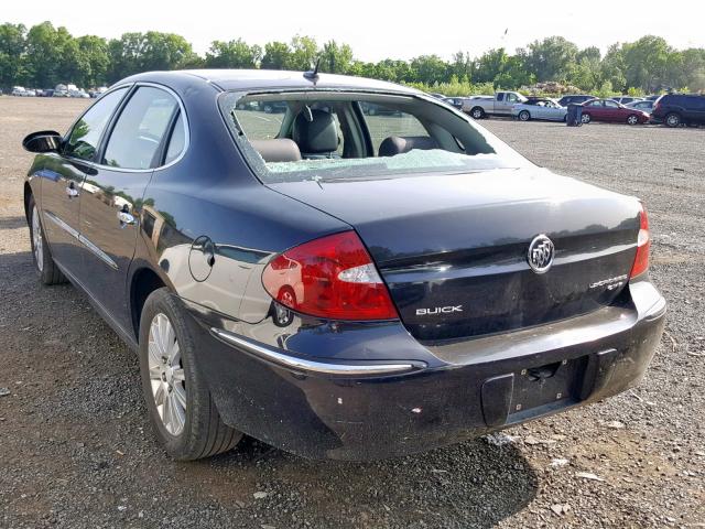 2G4WE587281130853 - 2008 BUICK LACROSSE C BLACK photo 3