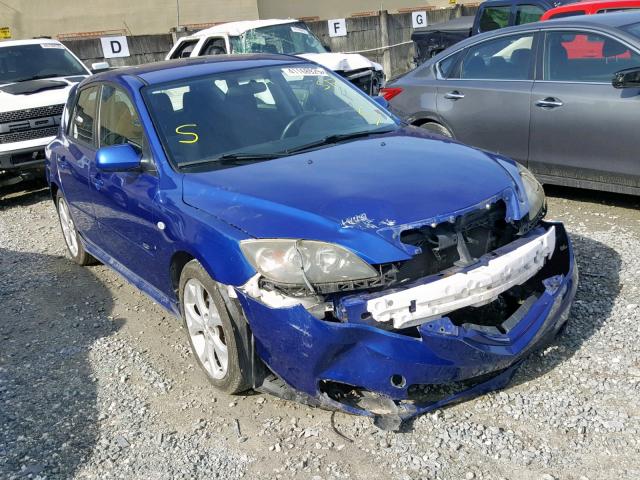 JM1BK343081792911 - 2008 MAZDA 3 HATCHBAC BLUE photo 1