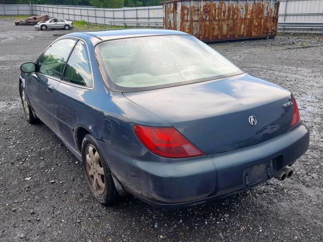19UYA2253WL002323 - 1998 ACURA 3.0CL Կանաչ լուսանկար 3