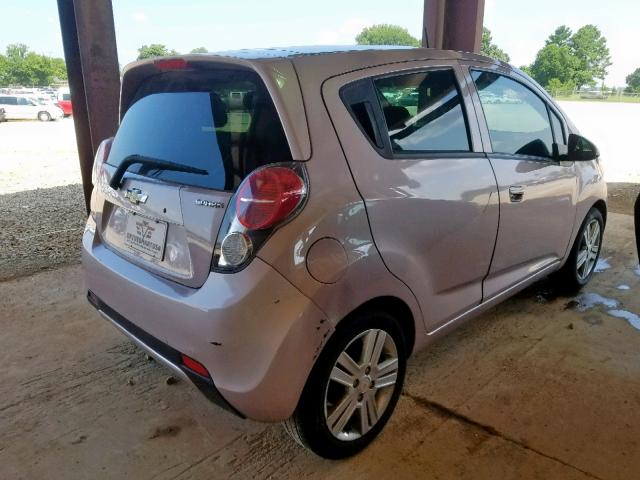 KL8CD6S9XDC574182 - 2013 CHEVROLET SPARK 1LT PINK photo 4