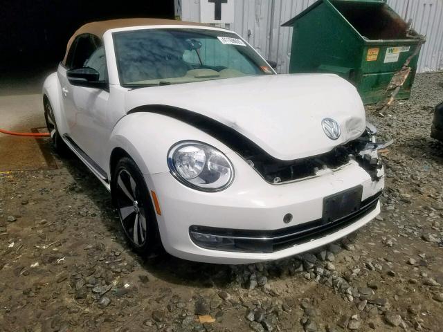 3VW8A7AT5DM806773 - 2013 VOLKSWAGEN BEETLE TUR WHITE photo 1