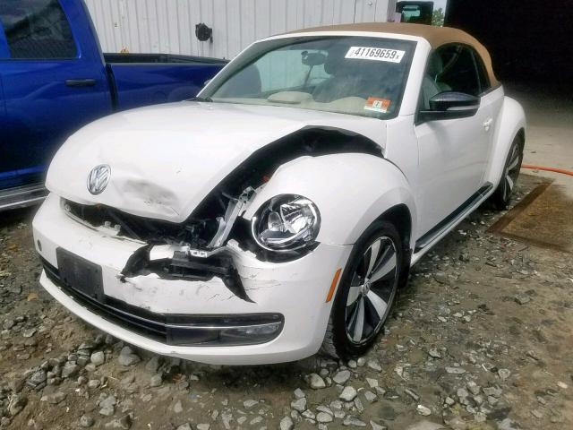 3VW8A7AT5DM806773 - 2013 VOLKSWAGEN BEETLE TUR WHITE photo 2