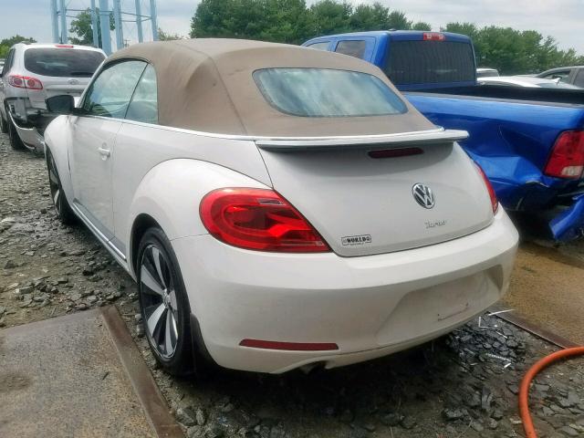 3VW8A7AT5DM806773 - 2013 VOLKSWAGEN BEETLE TUR WHITE photo 3