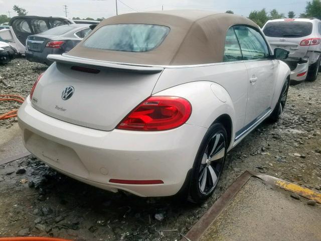 3VW8A7AT5DM806773 - 2013 VOLKSWAGEN BEETLE TUR WHITE photo 4