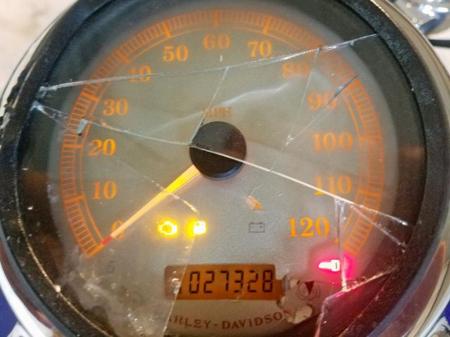 1HD1GY4119K340789 - 2009 HARLEY-DAVIDSON FXDF BLUE photo 8