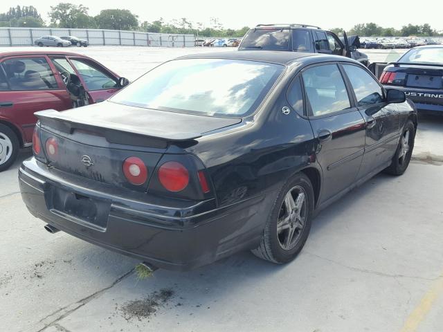 2G1WP521749147865 - 2004 CHEVROLET IMPALA SS BLACK photo 4