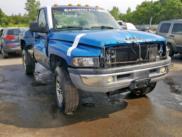 3B6KF2664YM232595 - 2000 DODGE RAM 2500 BLUE photo 1