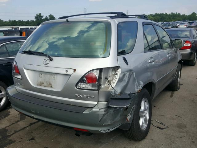 JTJHF10U830295568 - 2003 LEXUS RX 300 SILVER photo 4