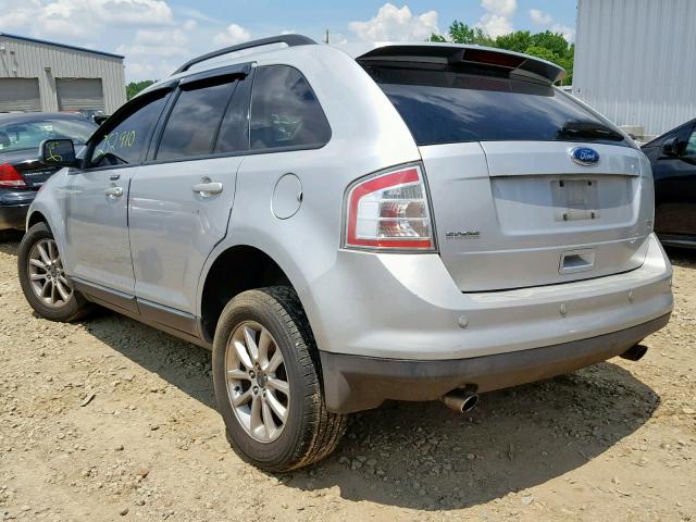 2FMDK48C49BA81612 - 2009 FORD EDGE SEL SILVER photo 3