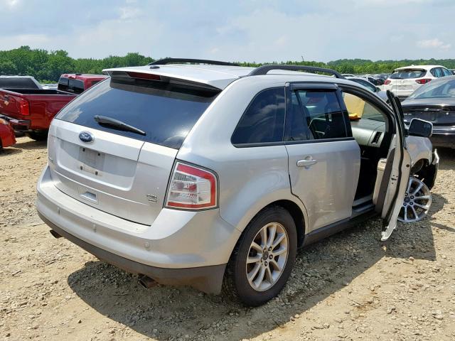 2FMDK48C49BA81612 - 2009 FORD EDGE SEL SILVER photo 4