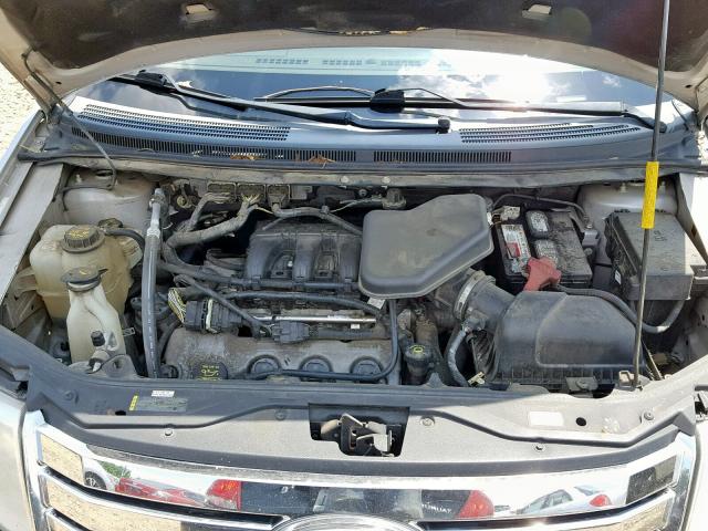 2FMDK48C49BA81612 - 2009 FORD EDGE SEL SILVER photo 7