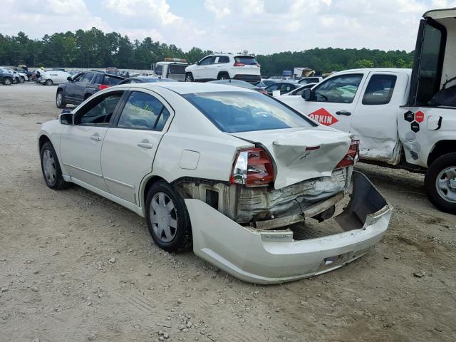 4A3AB36F14E097016 - 2004 MITSUBISHI GALANT ES WHITE photo 3