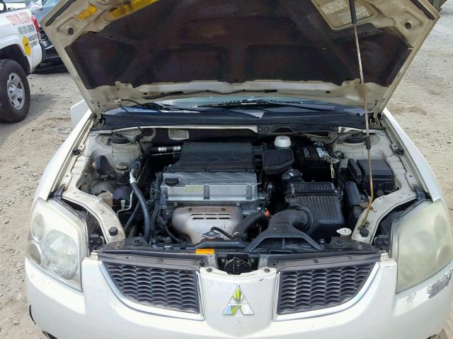 4A3AB36F14E097016 - 2004 MITSUBISHI GALANT ES WHITE photo 7