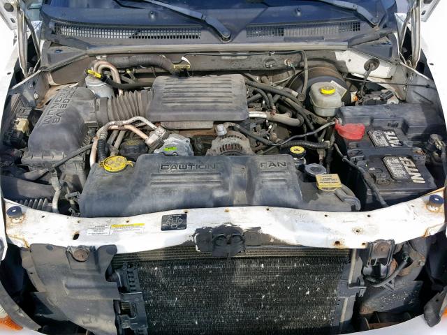 1B7HG48N22S553083 - 2002 DODGE DAKOTA QUA WHITE photo 7