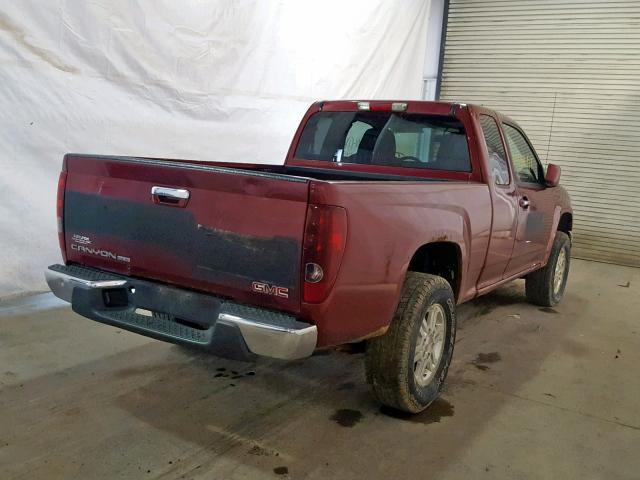 1GTJTCDE5A8110354 - 2010 GMC CANYON SLE RED photo 4