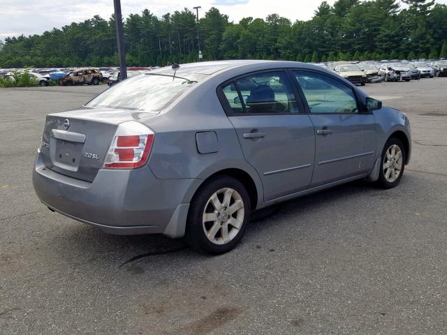 3N1AB61E27L708195 - 2007 NISSAN SENTRA 2.0 SILVER photo 4