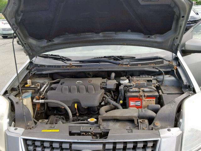 3N1AB61E27L708195 - 2007 NISSAN SENTRA 2.0 SILVER photo 7