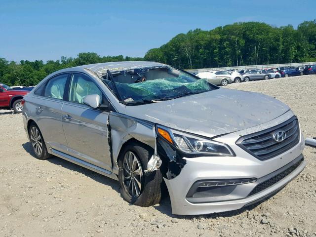 5NPE34AF6FH056267 - 2015 HYUNDAI SONATA SPO SILVER photo 1