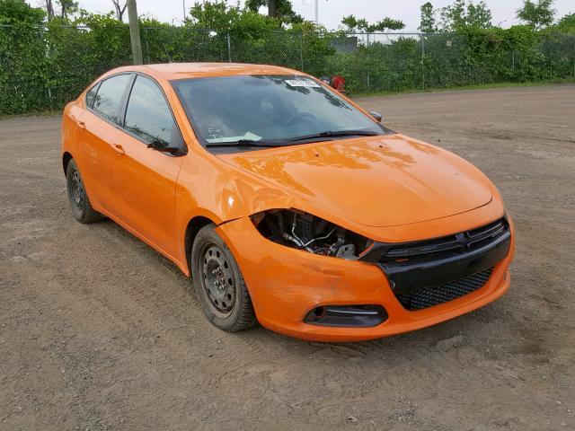 1C3CDFBB0ED826578 - 2014 DODGE DART SXT ORANGE photo 1