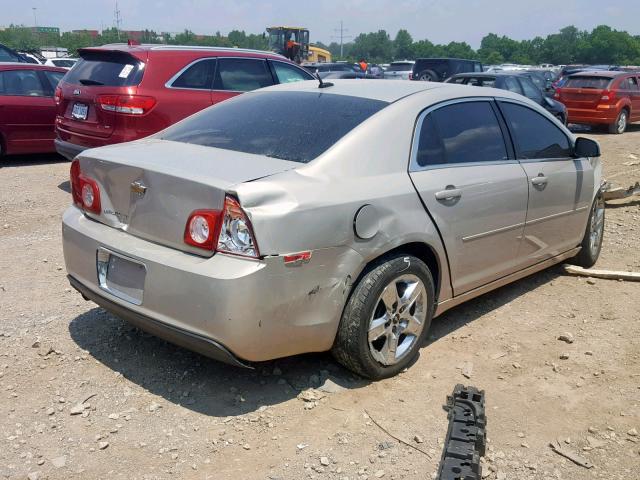1G1ZC5EB7AF269223 - 2010 CHEVROLET MALIBU 1LT ბეჟი ფოტო 4