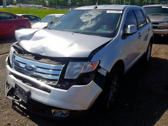 2FMDK38C29BB06176 - 2009 FORD EDGE SEL SILVER photo 2