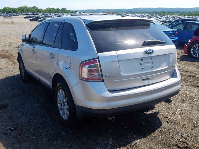 2FMDK38C29BB06176 - 2009 FORD EDGE SEL SILVER photo 3