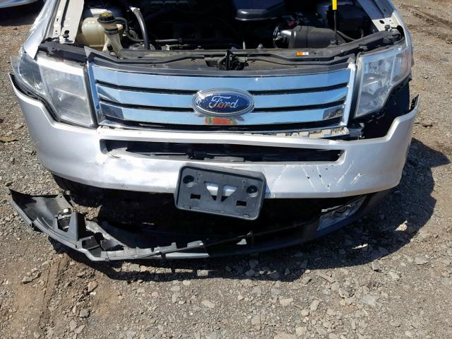 2FMDK38C29BB06176 - 2009 FORD EDGE SEL SILVER photo 9