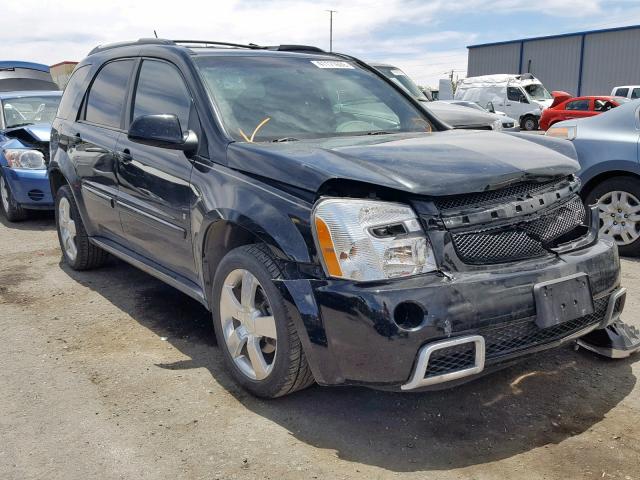 2CNDL037686052751 - 2008 CHEVROLET EQUINOX SP BLACK photo 1