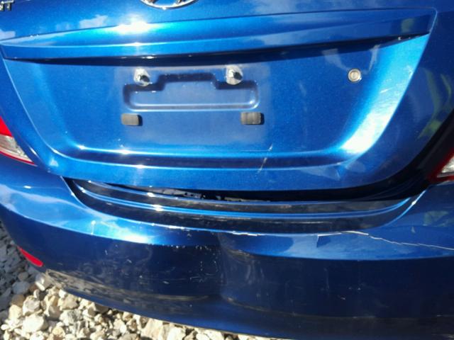 KMHCT4AE4GU031367 - 2016 HYUNDAI ACCENT SE BLUE photo 9